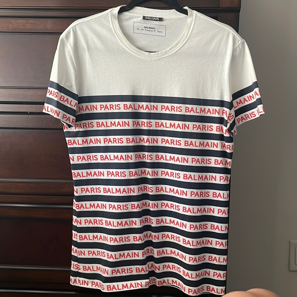 Balmain Paris Shirt Work Once